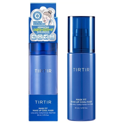 代購日本??TIRTIR夏季涼感 長效定妝噴霧MASK FIT MAKE UP COOL FIXER藍色