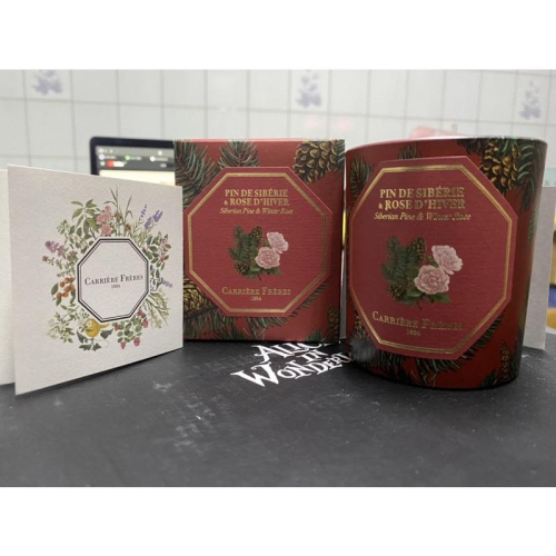 泡菜拉麵代購 法國??植物學家Carriere freres 22年聖誕節限定 冷杉玫瑰