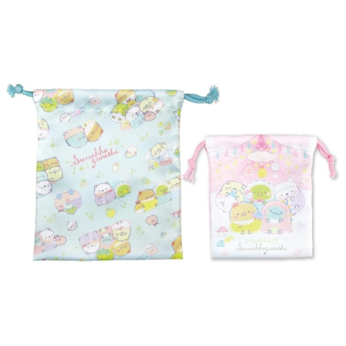 免運 現貨 日本進口 角落生物 Sumikko Gurashi 束口袋2件組 賣場多款任選