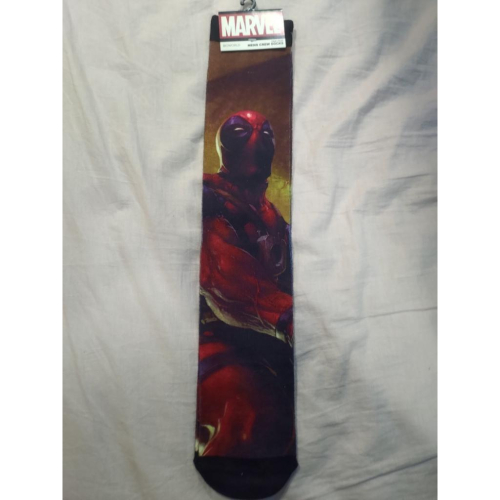 BIOWORLD Marvel Deadpool crew socks 全新死侍小腿襪