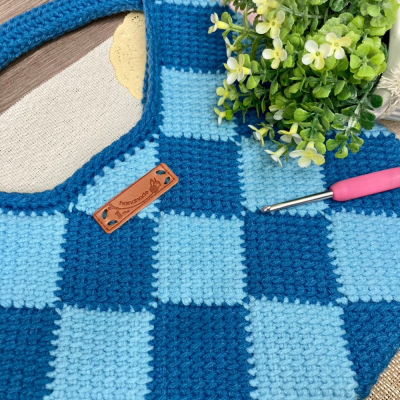【Menisa Knitting】菱格編織手拿包