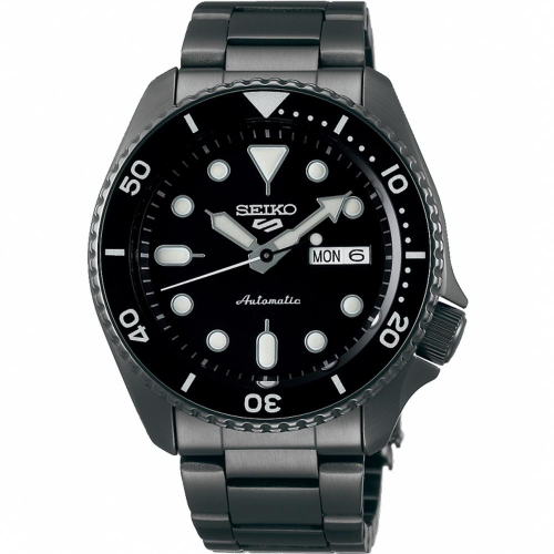 SEIKO 精工 5 Sports 系列潮黑機械錶 4R36-07G0SD(SRPD65K1)-黑/42.5mm