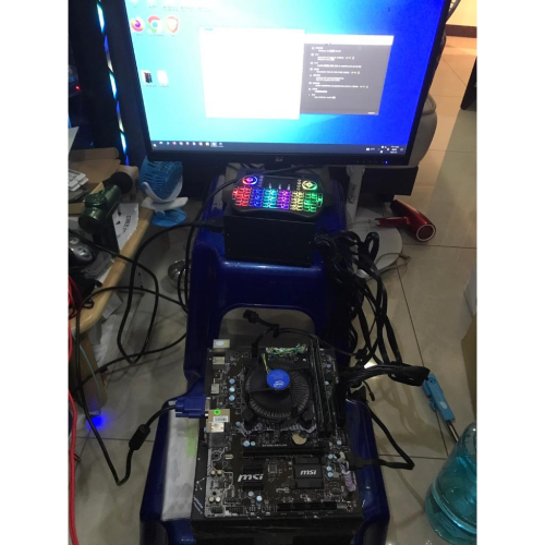 「PK GPU」 CPU+主機板：【 i3-6100 + B150M 】 ( 微星 Msi )
