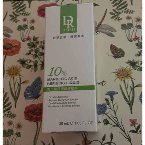 Dr.HSIEH達特醫 杏仁酸深層煥膚精華10%30ml