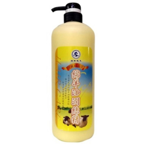 經典復古神物【龍馬】 綿羊油潤絲精 1000ml | 沙龍級柔順 全家適用 髮尾不再打結 綿羊油 潤絲 潤髮