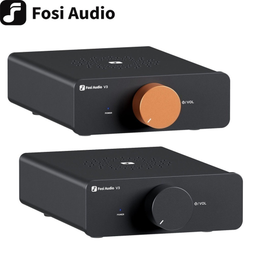 後級擴大機 現貨 Fosi V3 橙色音量鈕 150w TPA3255 實耗4瓦 高 hi-fi 32v通用變壓器 D類