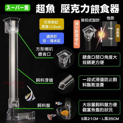 迪加購物【愛護寶貝】【現貨】超魚 壓克力餵食器