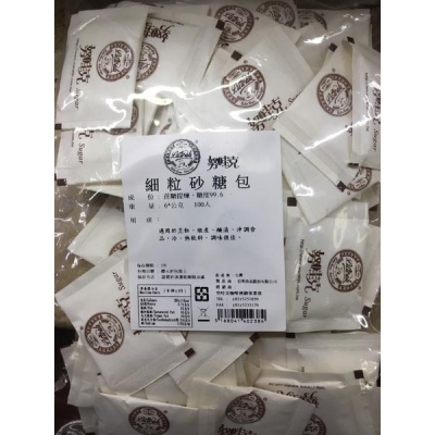 努哇克砂糖包/6g砂糖隨身包/咖啡糖包100入