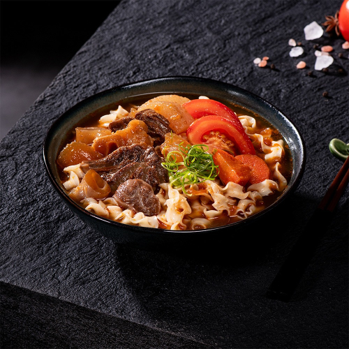 【虎達麥皂陪省團】藍海饌 番茄半筋半肉麵
