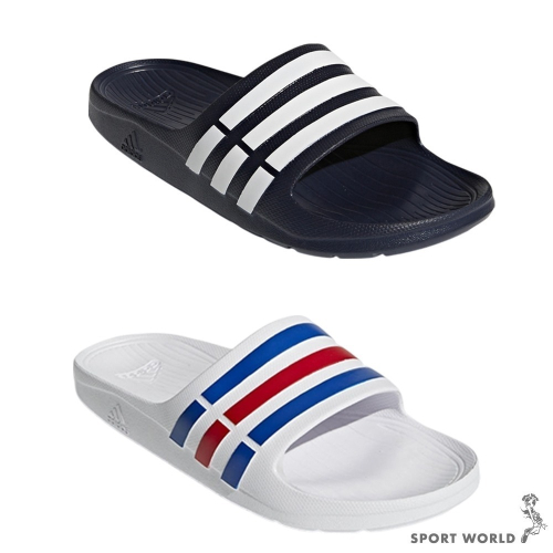 Adidas 防水拖鞋 男鞋 沙灘拖 Duramo Slides【運動世界】G15892/U43664