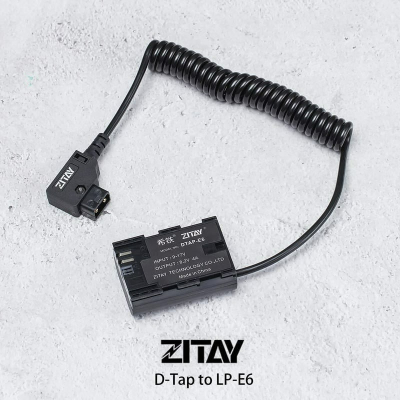 三重☆大人氣☆ 希鐵 ZITAY D-Tap 轉 LP-E6 假電池 SMALL HD 502 702