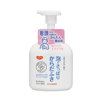日本Pigeon Tahira免沖水身體清潔泡沫 清爽型 500mL