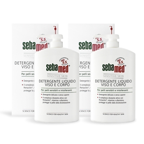Sebamed 潔膚露(1000ml)X2-國際航空版 壓頭版(一單最多限購3組，超過請拆單)