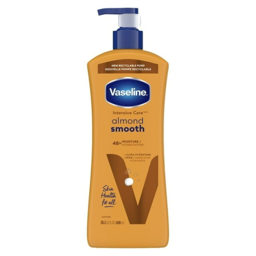 【Vaseline 凡士林】身體潤膚乳液-杏仁油+維他命E(600ml)【3055】