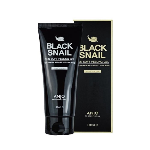 韓國 ANJO 黑蝸牛10倍煥生亮膚去角質 180ml 臉部去角質-PQ美妝