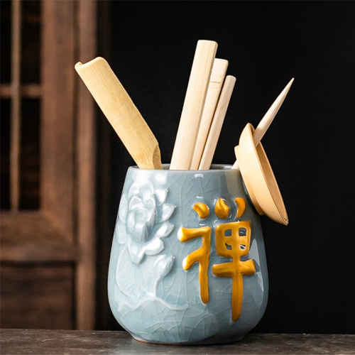 中式六件套茶道六君子套裝家用茶具茶針6君子零配件茶藝清倉特價Q