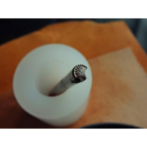 老約翰 皮雕印花工具Johnleather產高級鋼製FD扇貝印花工具
