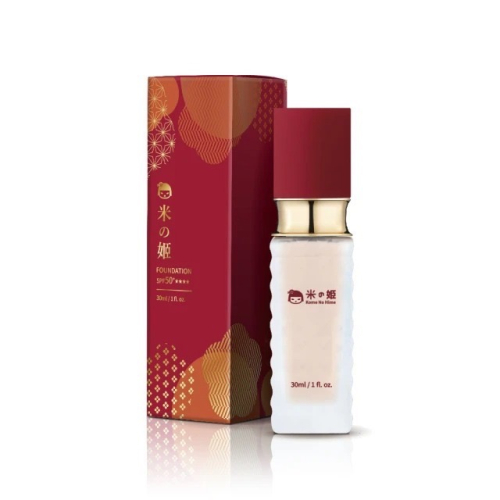 【筑小舖】日本米之姬植萃輕透潤瑕防曬米粉底 (30ml/瓶)