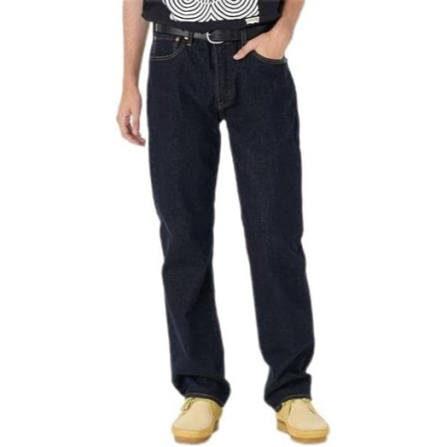 現貨32-33腰【養褲原色款】美國 日本LEVIS 501 Indigo RINSE 深藍 黑藍 重磅 排扣直筒 牛仔褲
