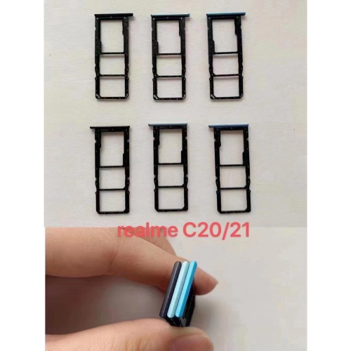 適用realme21手機卡托 真我C20卡託5G卡託卡槽手機SIM卡託卡拖插卡