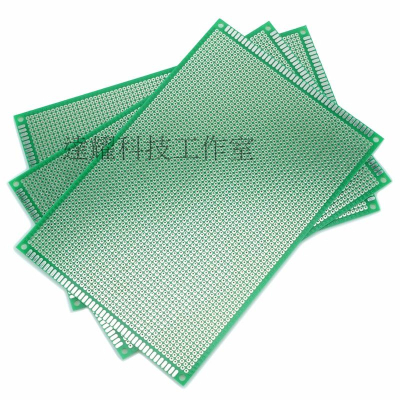 10x16cm 厚度1.6 玻璃纖維 PCB 電路板 雙面板 DIY 洞洞板 萬用板 實驗板 萬能板 10*16CM