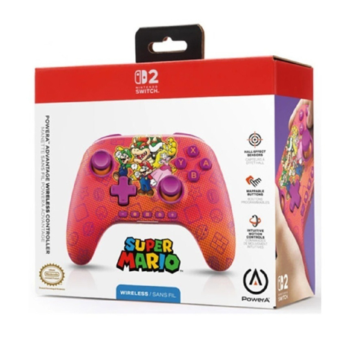 【AS電玩】 Power A NS2 Switch 2 無線遊戲控制器 瑪利歐家族款