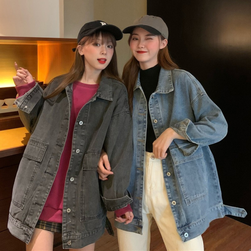 牛仔外套女裝寬松韓版春秋季冬百搭新款炸街休閑上衣服ins潮