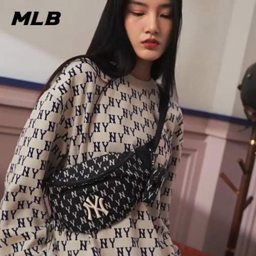 ??韓國代購 免運 MLB 腰包 胸包 單肩包 斜挎包 子母包 NY 紐約洋基隊 3AHSM01