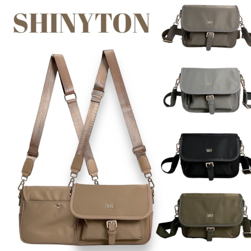 現貨（5色）?SHINYTON 厚磅尼龍反蓋相機包?側背包、肩背包、斜背包、小方包、相機包、多層包、小書包