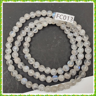 【彼啦能量館】高品藍月光三圈 水晶手珠 FC013