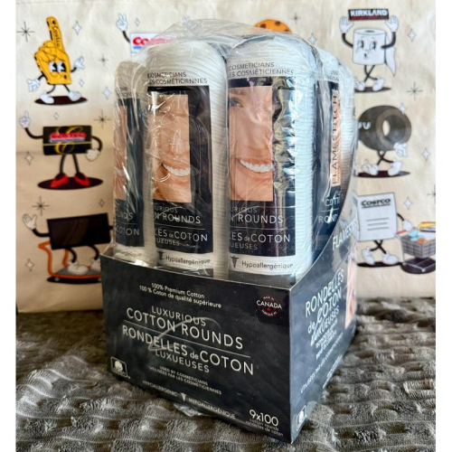 COSTCO 好市多 DELON+ 進口化妝棉-100%天然純棉化妝棉