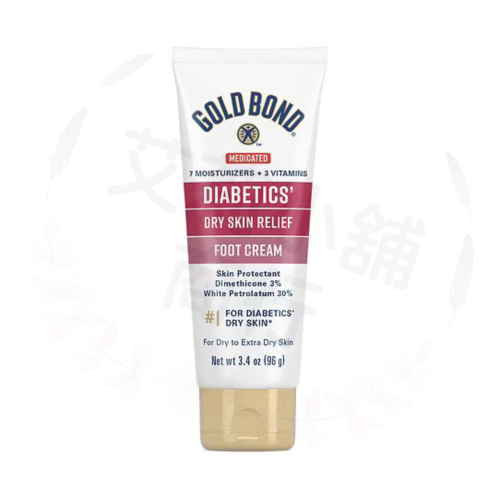 預購 Gold Bond Diabetics Dry Skin Relief Foot Cream 舒緩乾性皮膚護足霜
