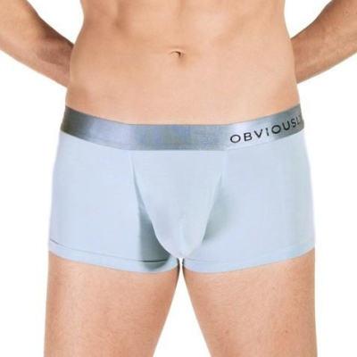 【OB】Obviously PrimeMan Trunk 莫代爾萊卡三角內褲 -冰塊色四角褲