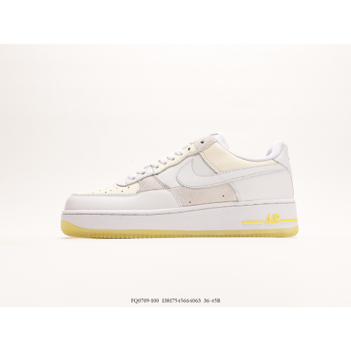 耐克Nk Air Force 1＇07 Low 縫線拼接 空軍一號低幫休閒板鞋