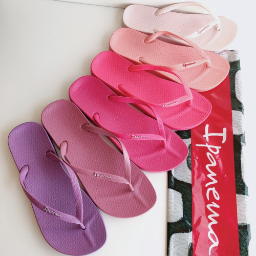 ?*Ipanema*巴西拖鞋(人體工學 彩虹鞋 tancolors 人字夾腳拖鞋) RED lover