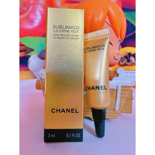 CHANEL 香奈兒 奢華金燦賦活亮眼霜3ml 百貨公司專櫃貨 盒裝(旅行用）