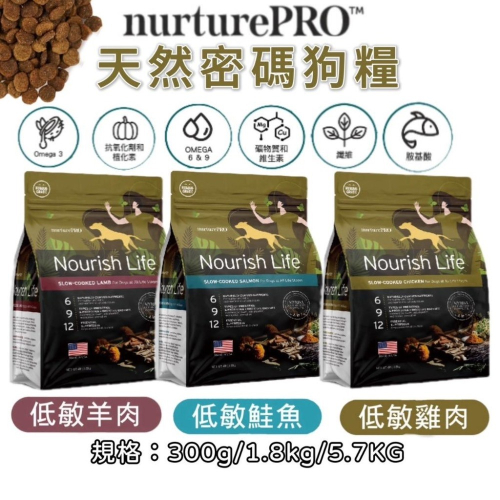 ~Petroyal~ Nurture PRO 天然密碼 低敏狗糧 雞肉/羊肉/鮭魚 幼犬/成犬 狗飼料 狗乾糧