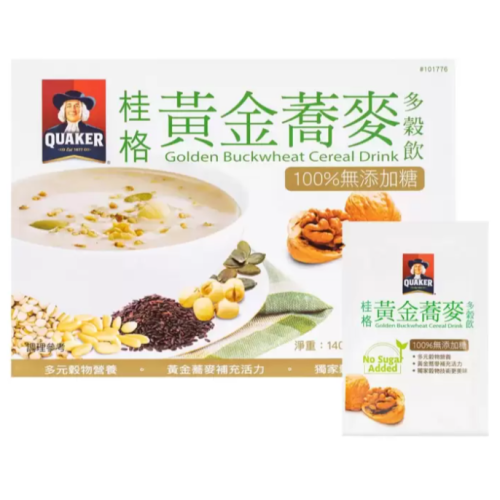 桂格 無糖黃金蕎麥多穀飲 28公克 X 50入(超取最多2盒) 有效期2027年6月