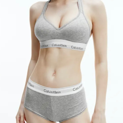 澳洲代購 CK 棉質集中型低胸內衣 運動內衣 有襯墊 Calvin Klein