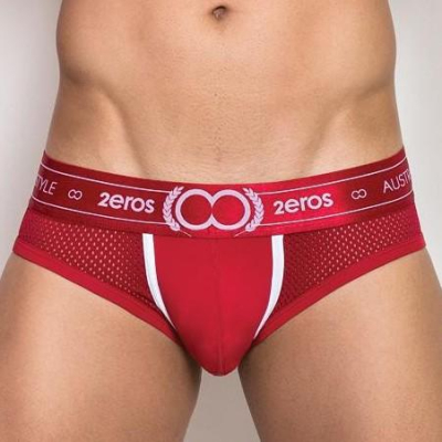 【零碼S號 2eros】太陽神阿波羅三角褲-紅 U26 Apollo Brief 男生內褲 男性內褲
