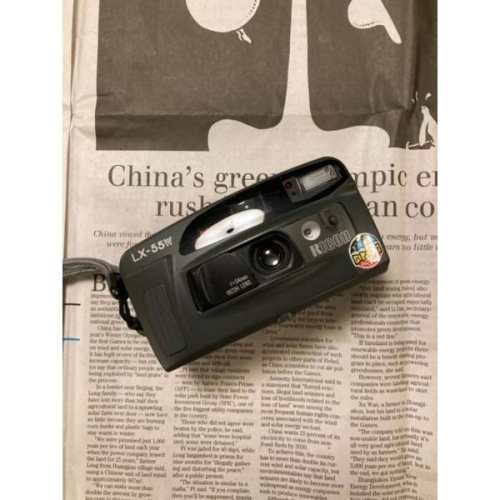 Ricoh LX-55W底片相機附原廠皮套