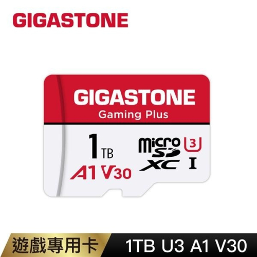 GIGASTONE Gaming Plus microSDXC UHS-Ⅰ U3 A1V30 1TB遊戲專用記憶卡