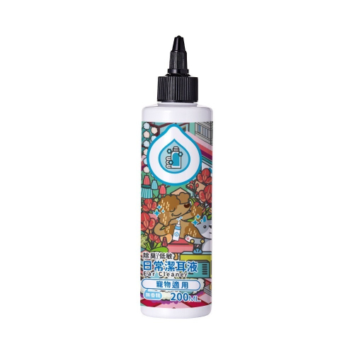 ODOUT 臭味滾 日常潔耳液200ml(除臭/低敏/耳道肌膚呵護/無香精/犬貓適用)