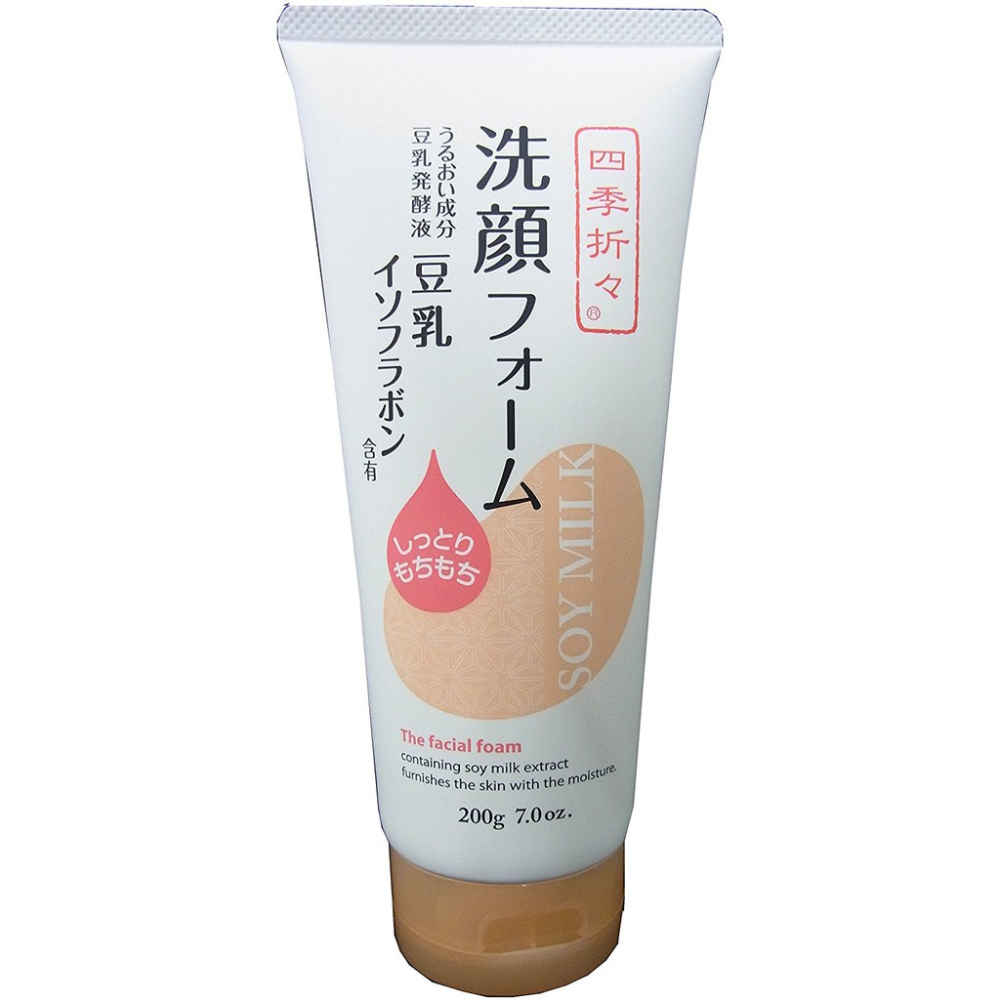 日本原裝 熊野油脂 KUMANO 四季應時豆乳洗面乳 大豆