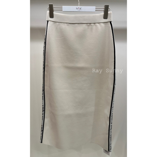 RS代購 - Agnes b全新正品優惠 To be 女裝- 側邊logo鉛筆裙