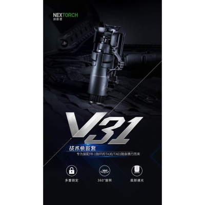 Nextorch V31戰術快拔套(適用TA30,TA01,E6)