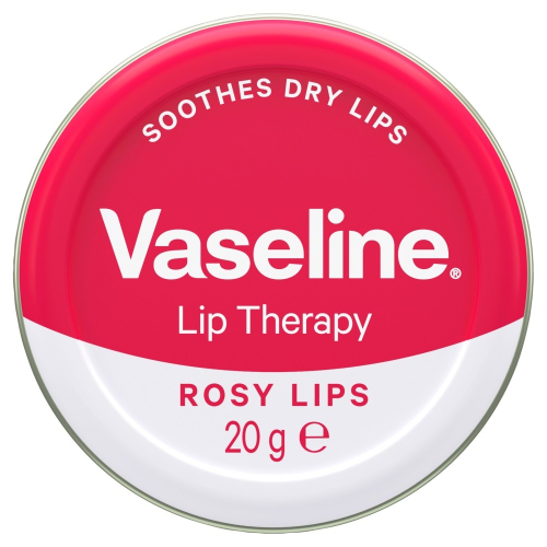 【Vaseline 凡士林】小圓罐護唇膏-玫瑰杏仁(20g)【3317】