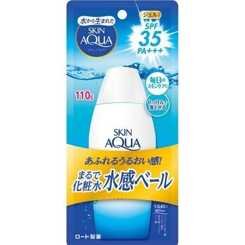 ◖魔女美妝◗ 日本製 曼秀雷敦 SKIN AQUA 水潤肌 防曬凝露 110g SPF35 PA+++ 110g