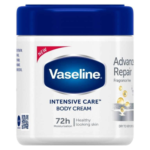 【Vaseline 凡士林】深層修護身體乳霜-無香配方(400ml)【8839】