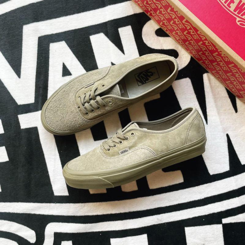 [unclev1966] 代購 Vans Classic Authentic 麂皮 橄欖綠 工裝 軍裝 滑板鞋